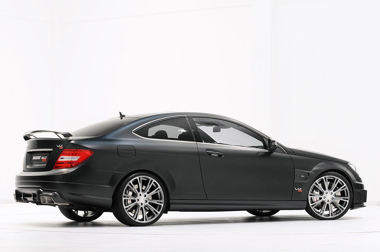Black Brabus C63 AMG Coupe