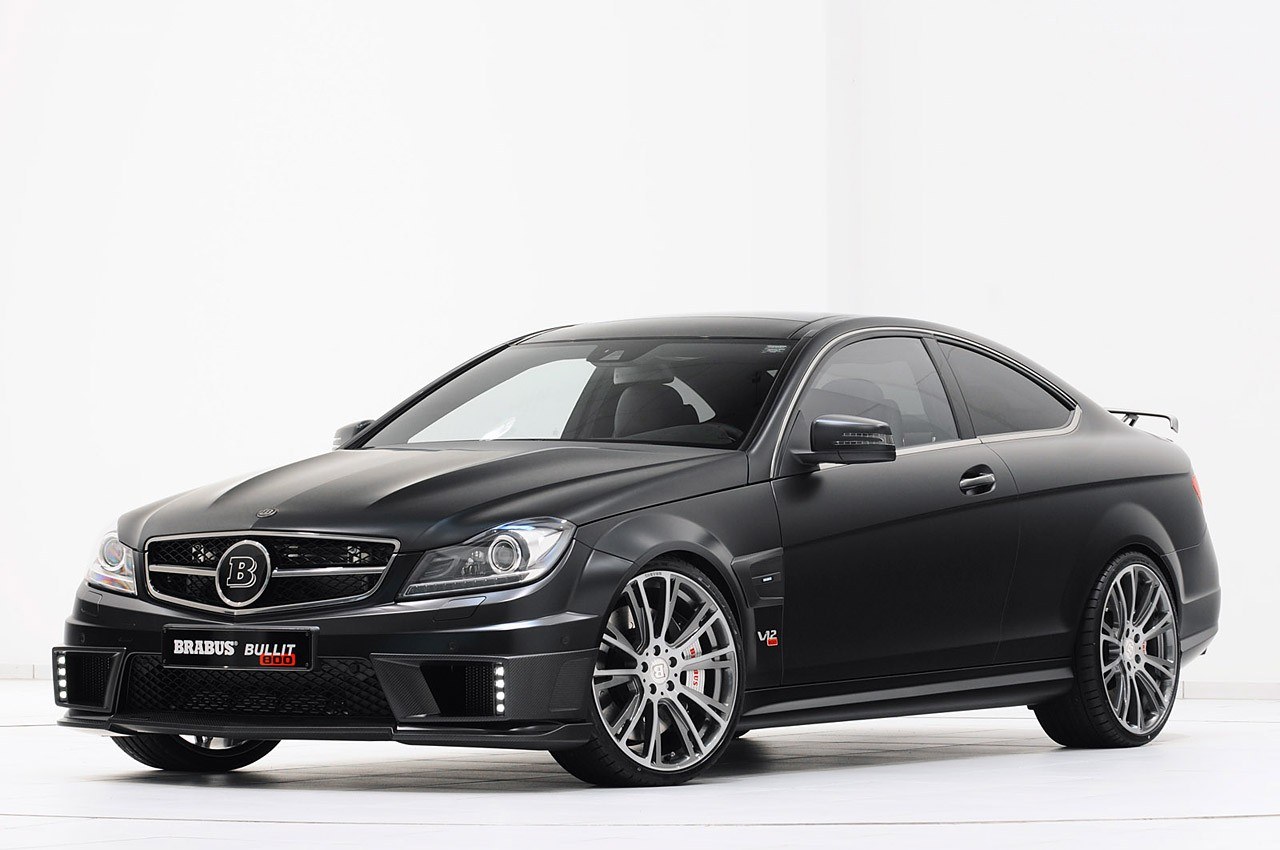 Black Brabus C63 Coupe