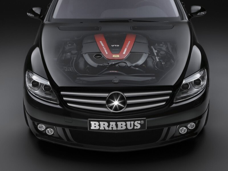 Black Brabus Car — Dramatic, Photograph, Engine