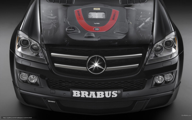 Black Brabus Car — Dramatic, Photograph