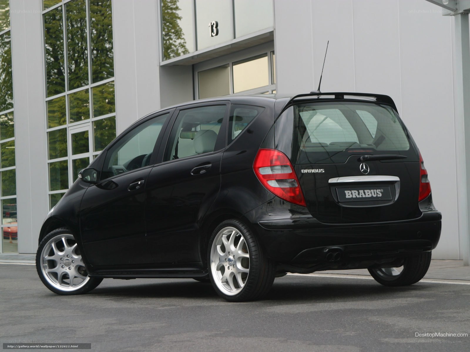 black brabus car exterior