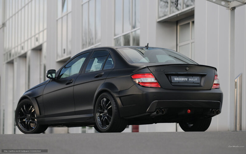 Black Brabus Car — Neutral, Photograph