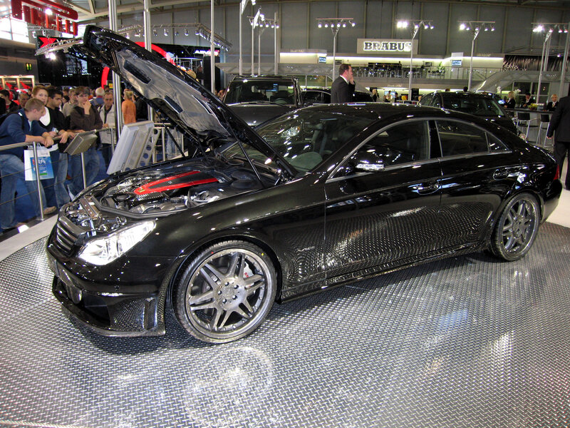 Black Brabus car on display
