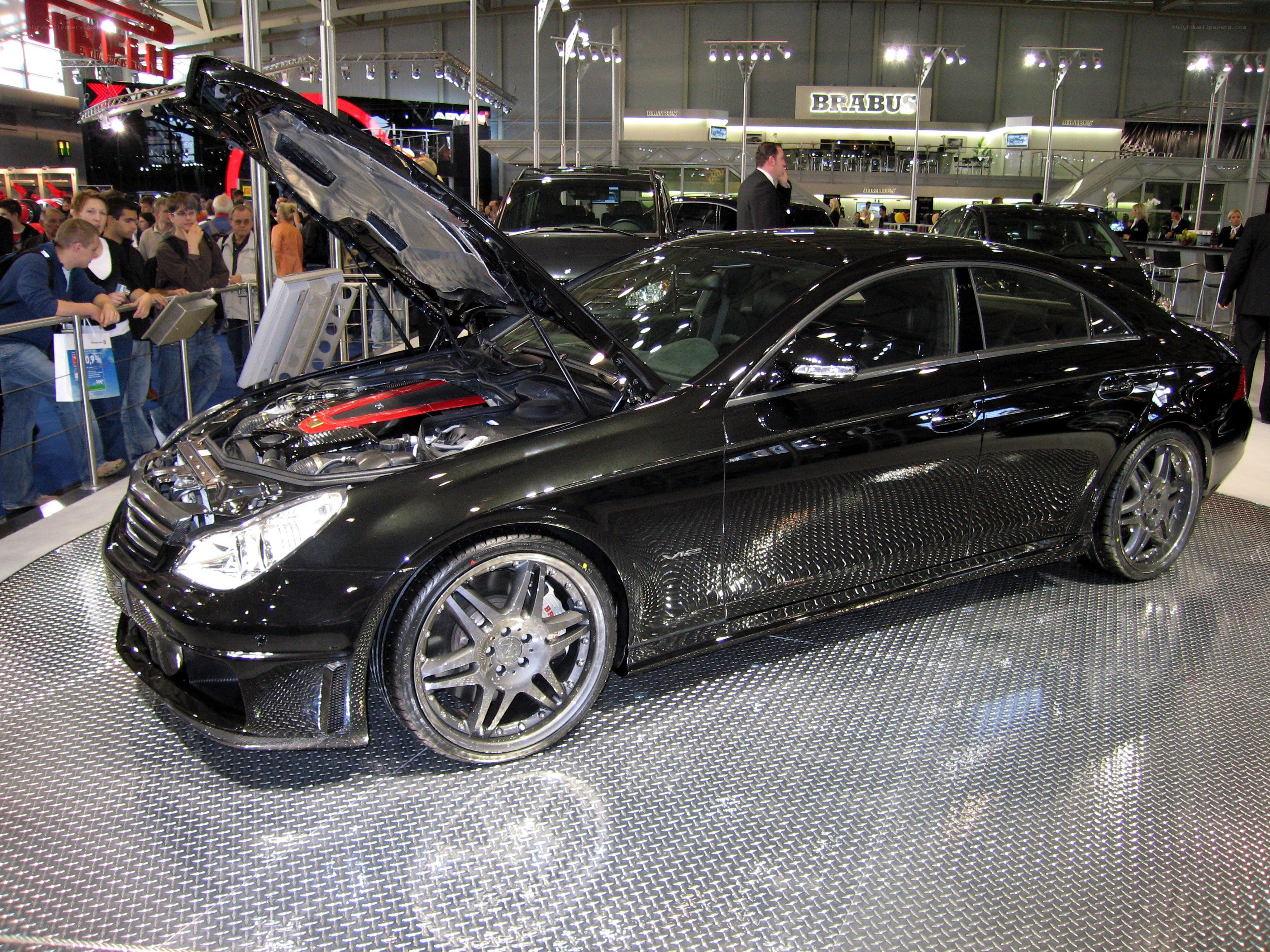 Black Brabus car on display
