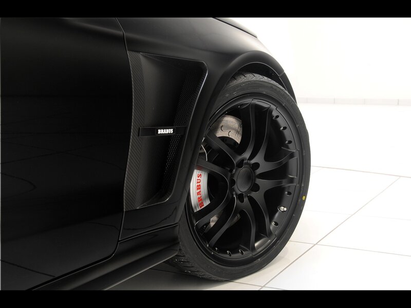 Black Brabus car wheel