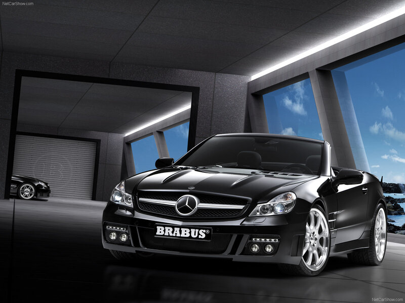 Black Brabus Convertible — Dramatic, Afternoon