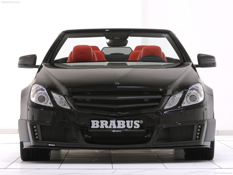 Black Brabus Convertible — Neutral, Photograph, Red Seats, Carbon Fiber
