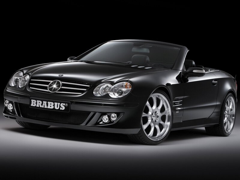 Black Brabus Convertible — Silver Wheels