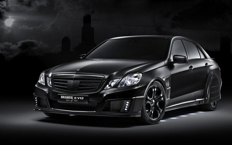 Black Brabus E V12 car