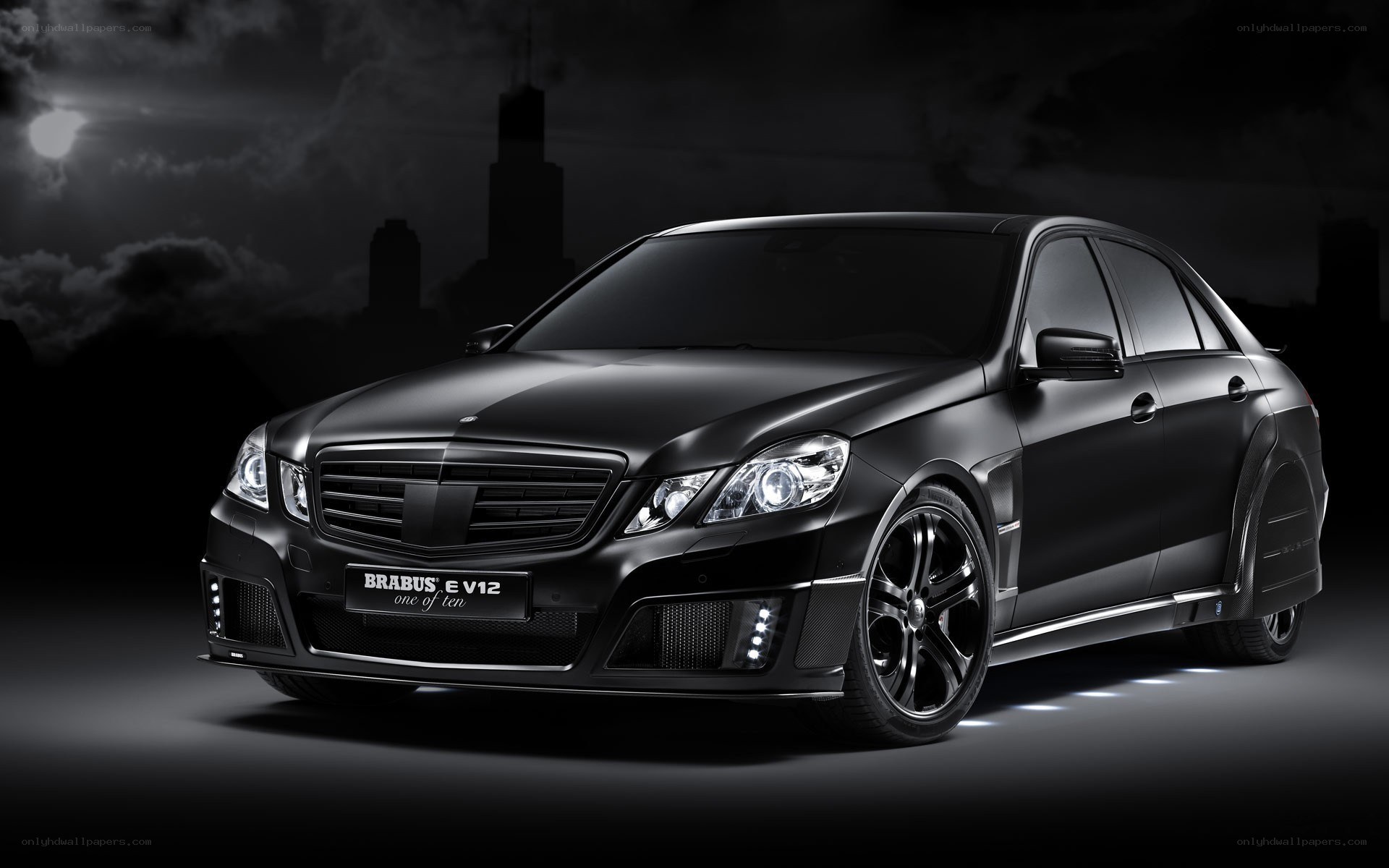 Black Brabus E V12 car
