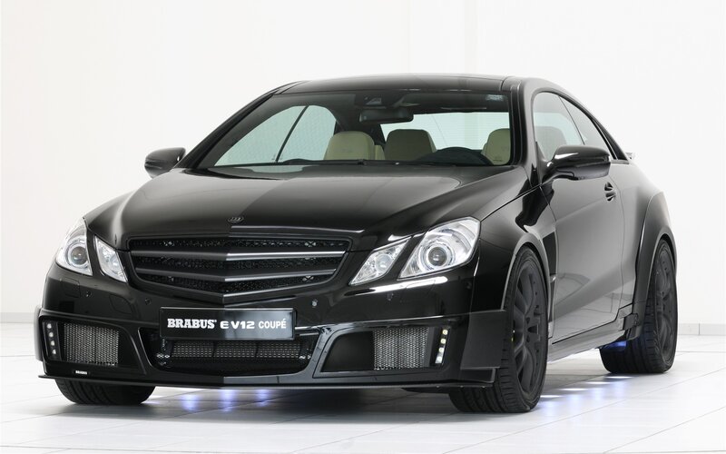 Black Brabus E V12 Coupe