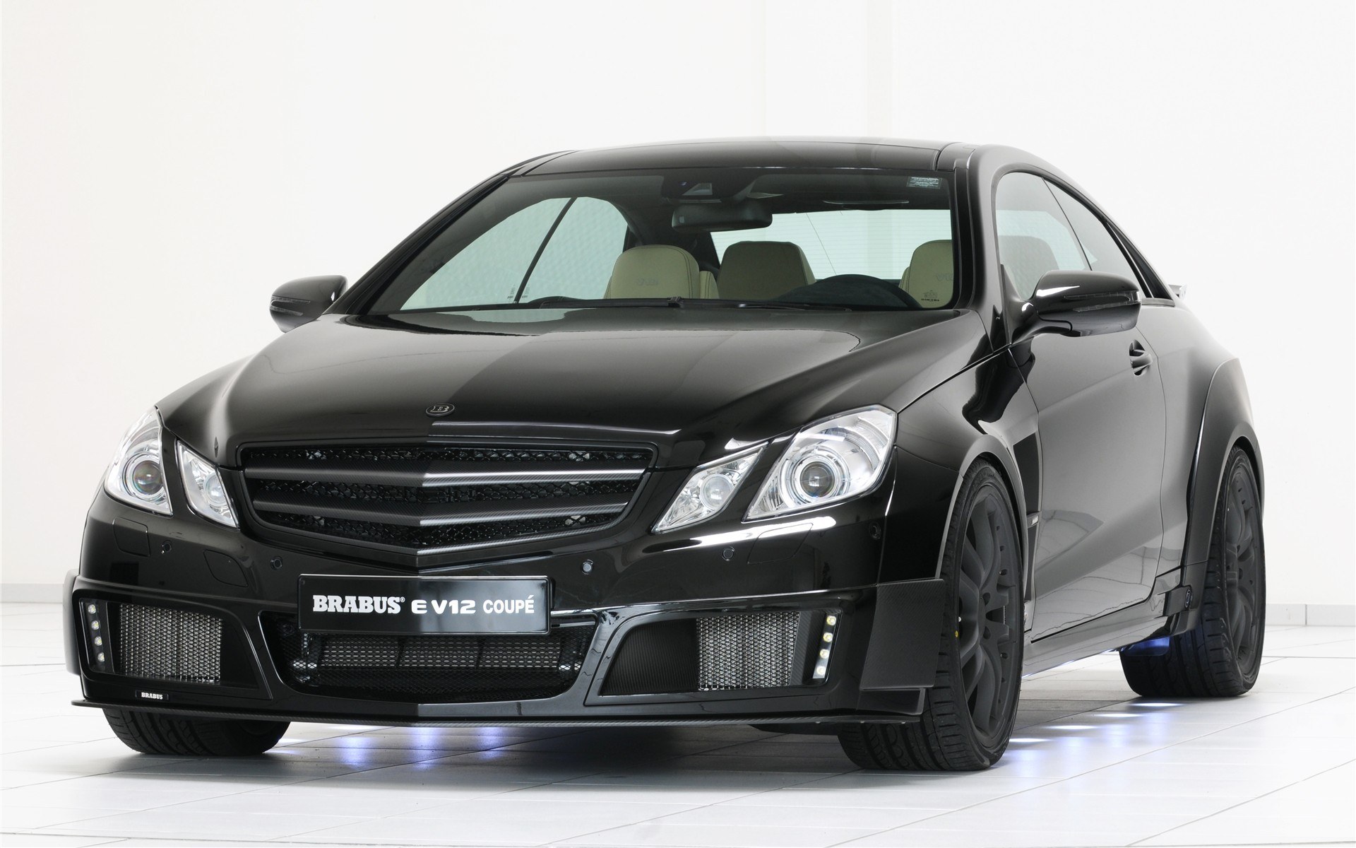 Black Brabus E V12 Coupe