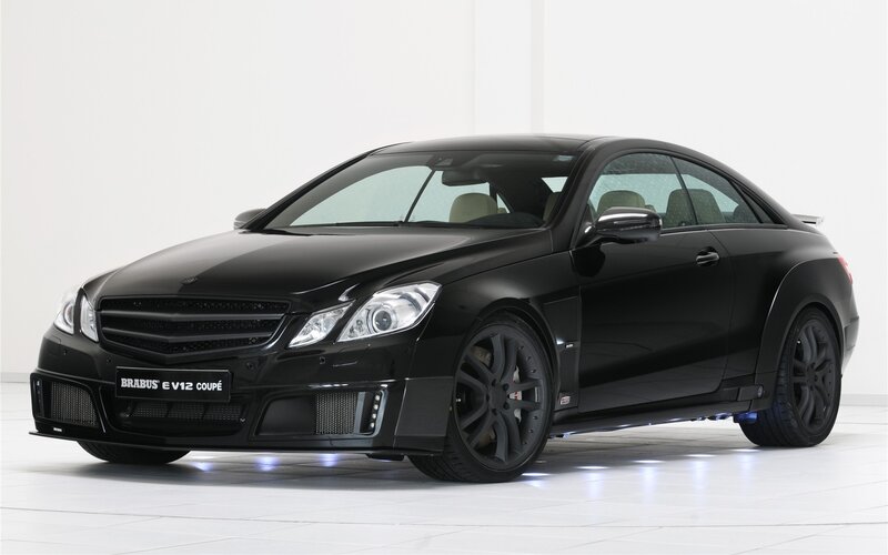 Black Brabus E V12 Coupe