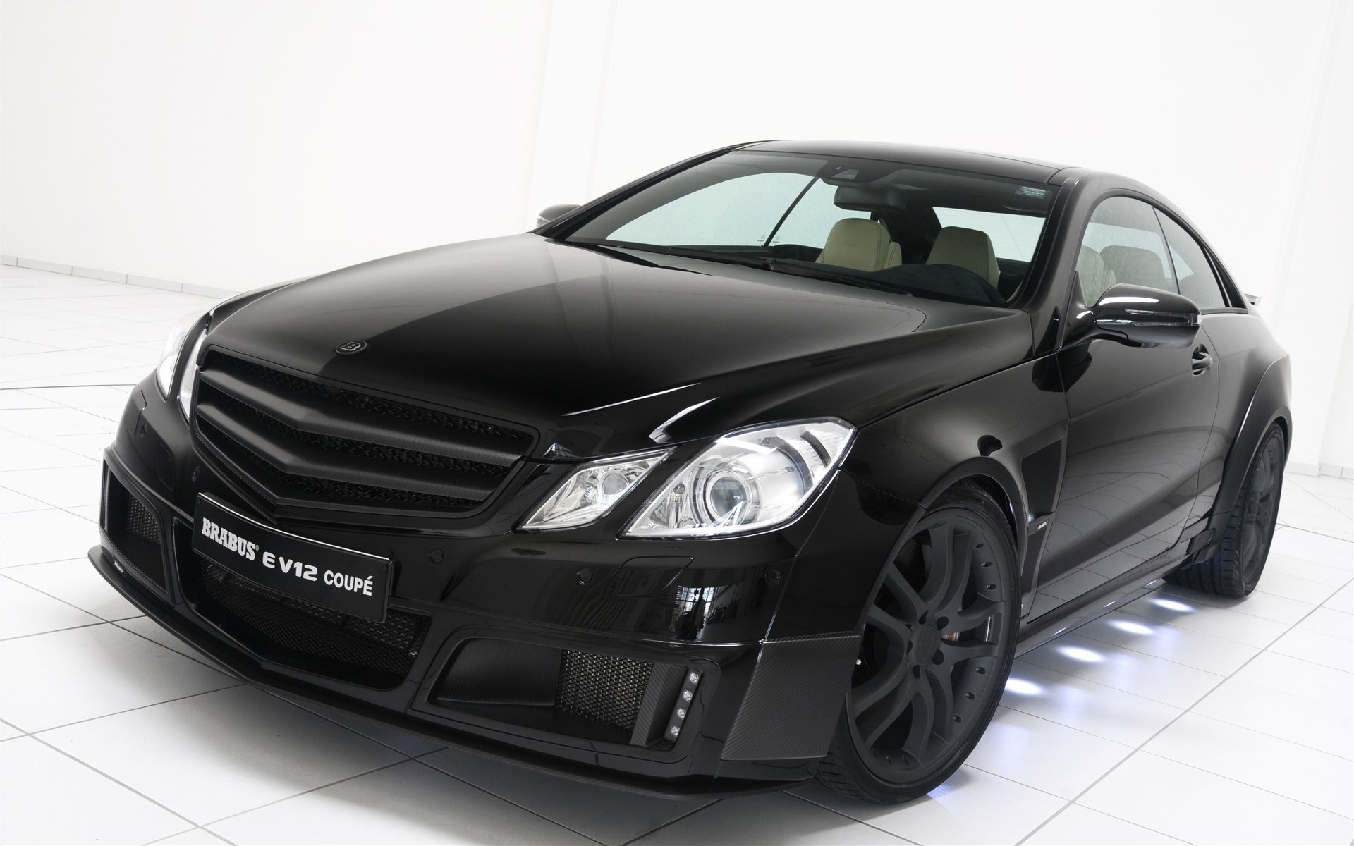 Black Brabus E V12 Coupe