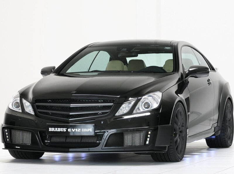 Black Brabus E V12 Coupe