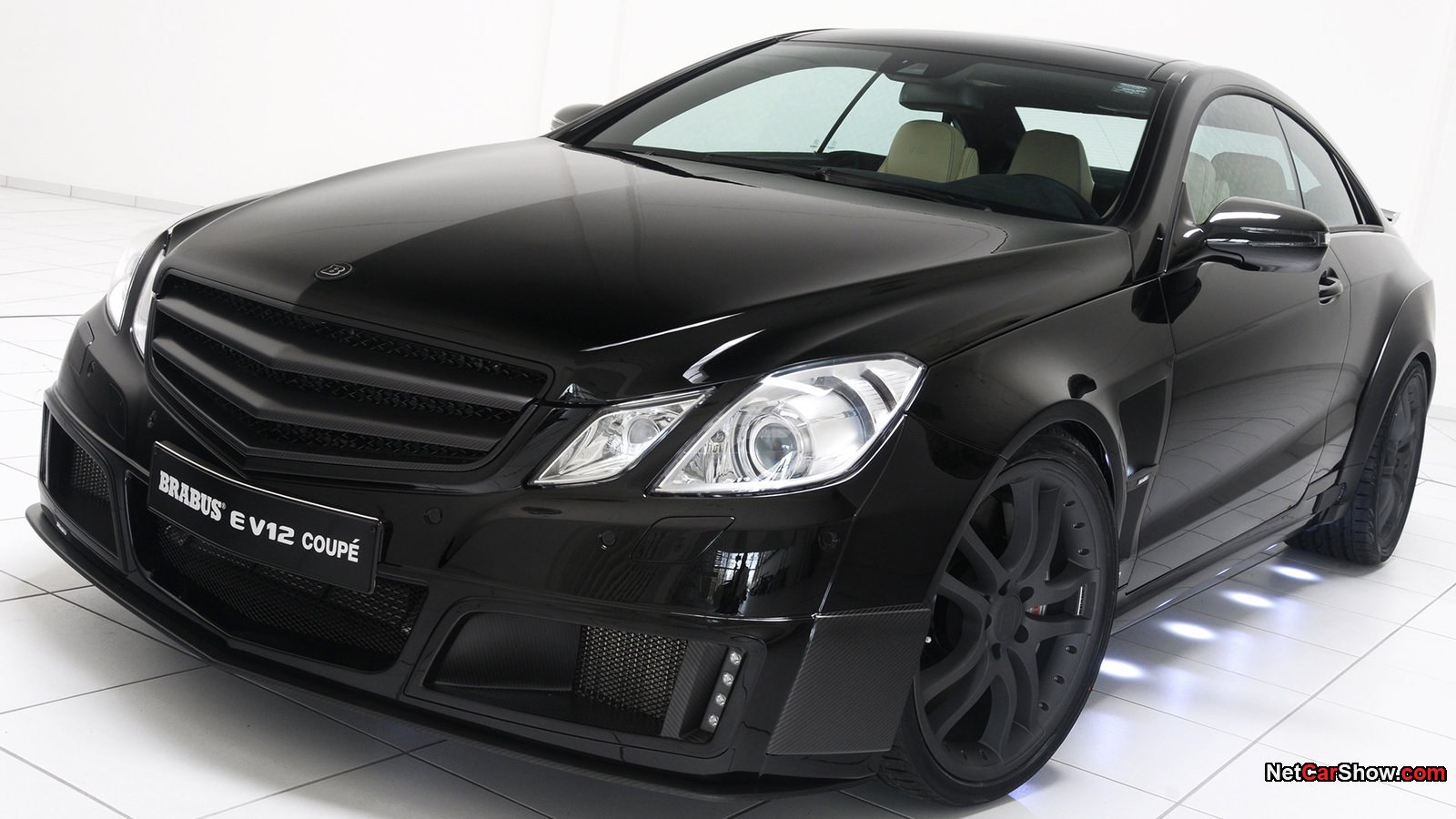 Black Brabus E V12 Coupe