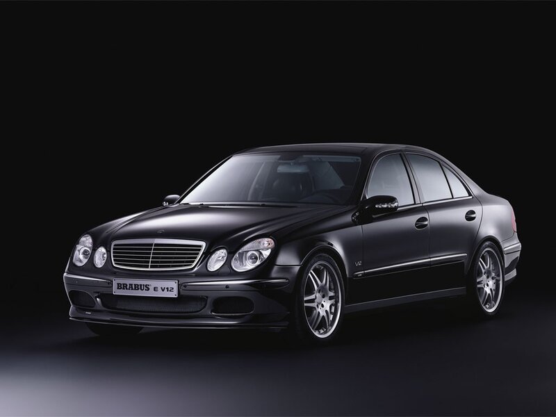 Black Brabus E V12 — Dramatic, Photograph, Car, Grille, Wheels