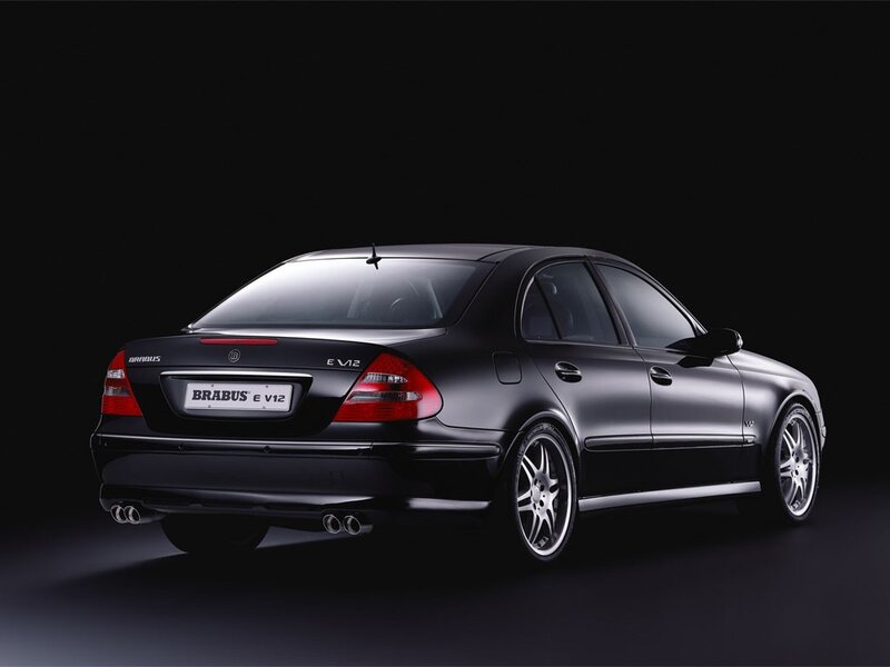 Black Brabus E V12 — Dramatic, Photograph, Car