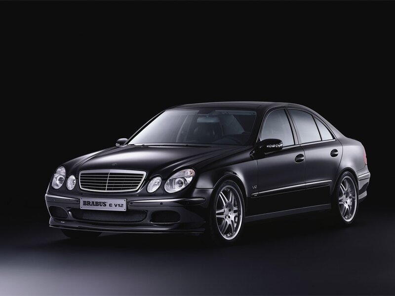 Black Brabus E V12 — Dramatic, Photograph