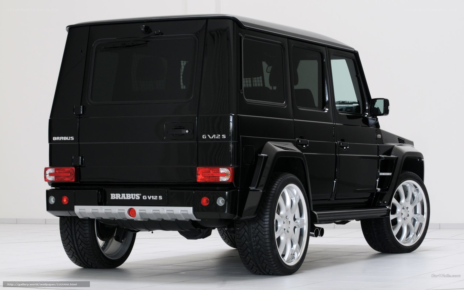 Black Brabus G V12 S SUV