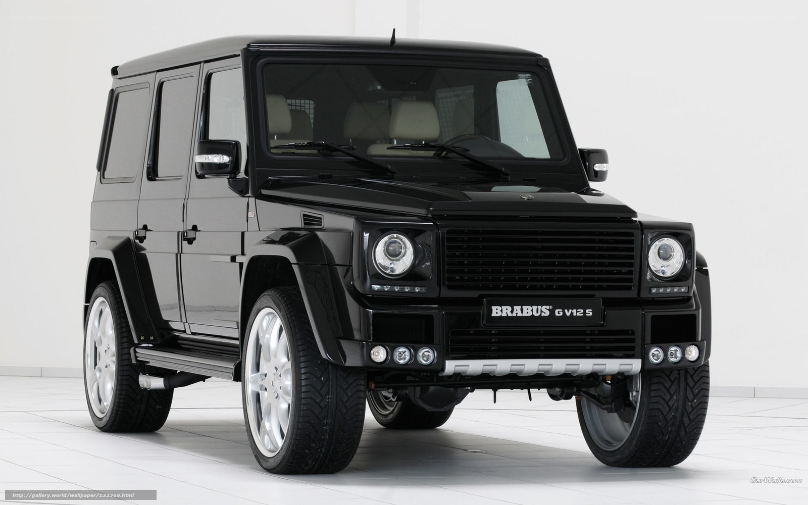 Black Brabus G V12 S SUV