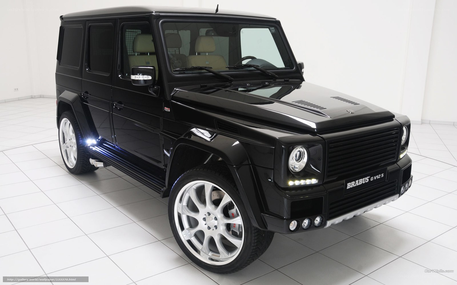 Black Brabus G V12 S SUV
