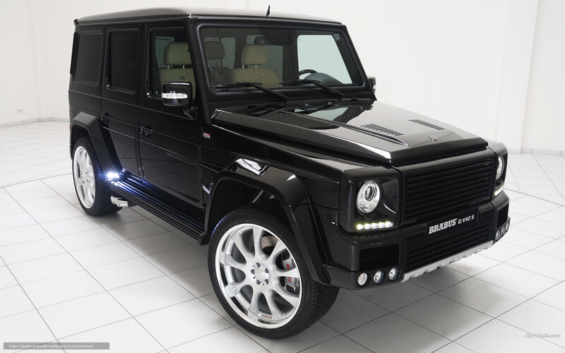 Black Brabus G V12 S Suv — Neutral
