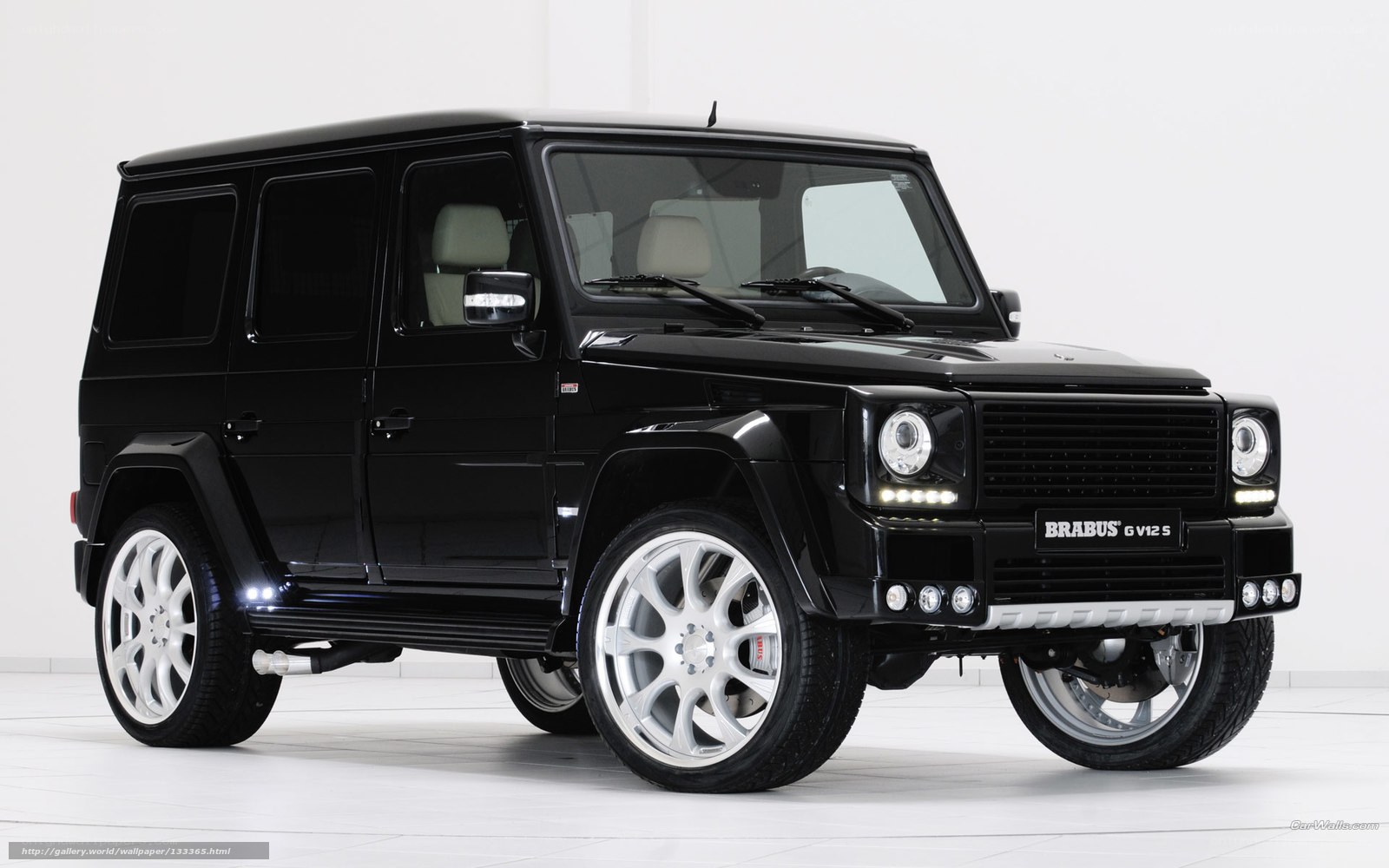 Black Brabus G V12 S SUV