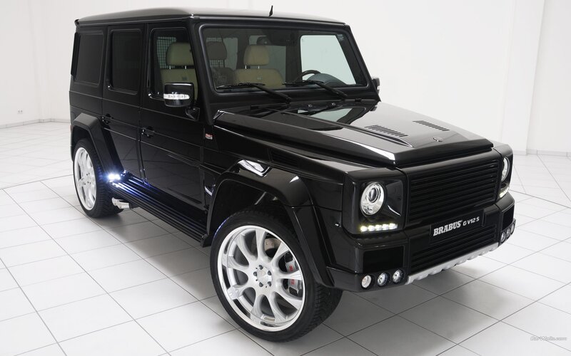 Black Brabus G V12S SUV