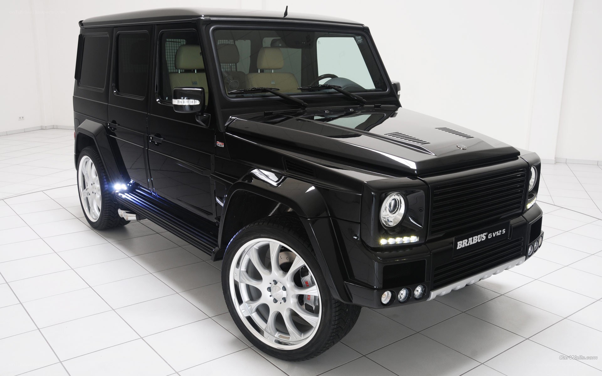 Black Brabus G V12S SUV