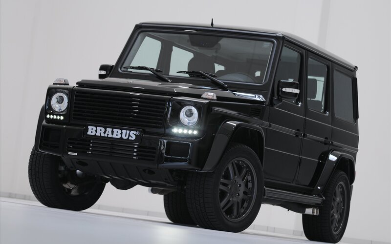 Black Brabus G-wagon — Neutral, Photograph, Car, Grille, Wheels