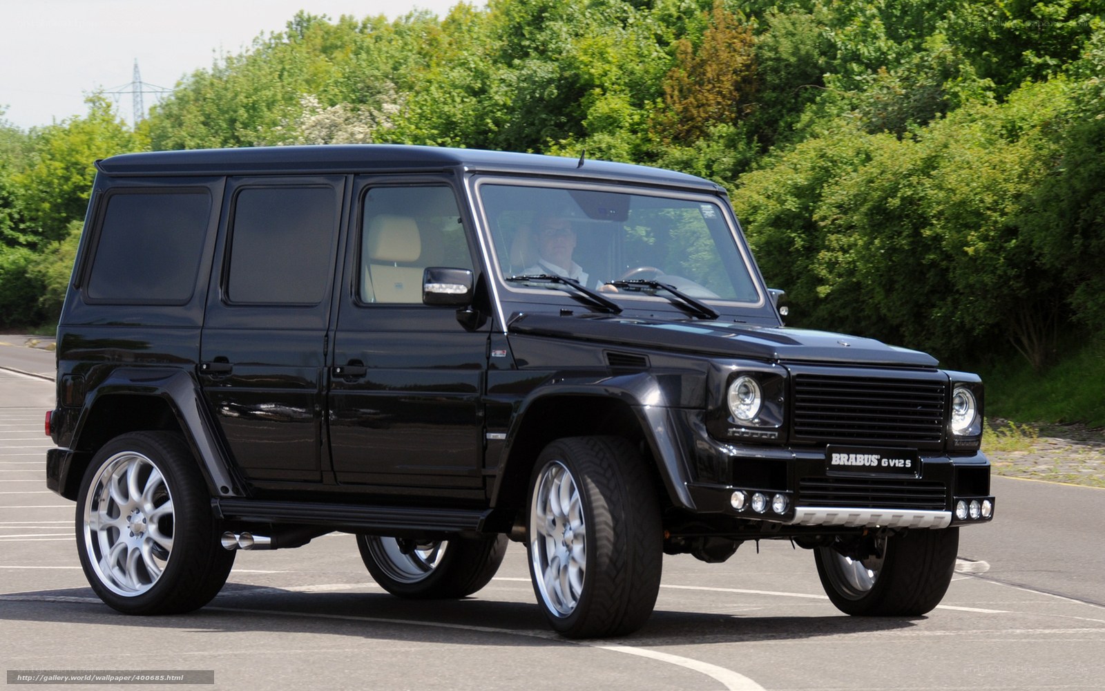 Black Brabus G63 SUV