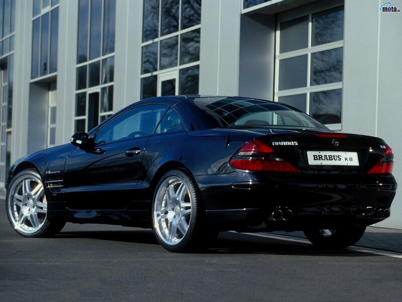 Black Brabus K8 convertible