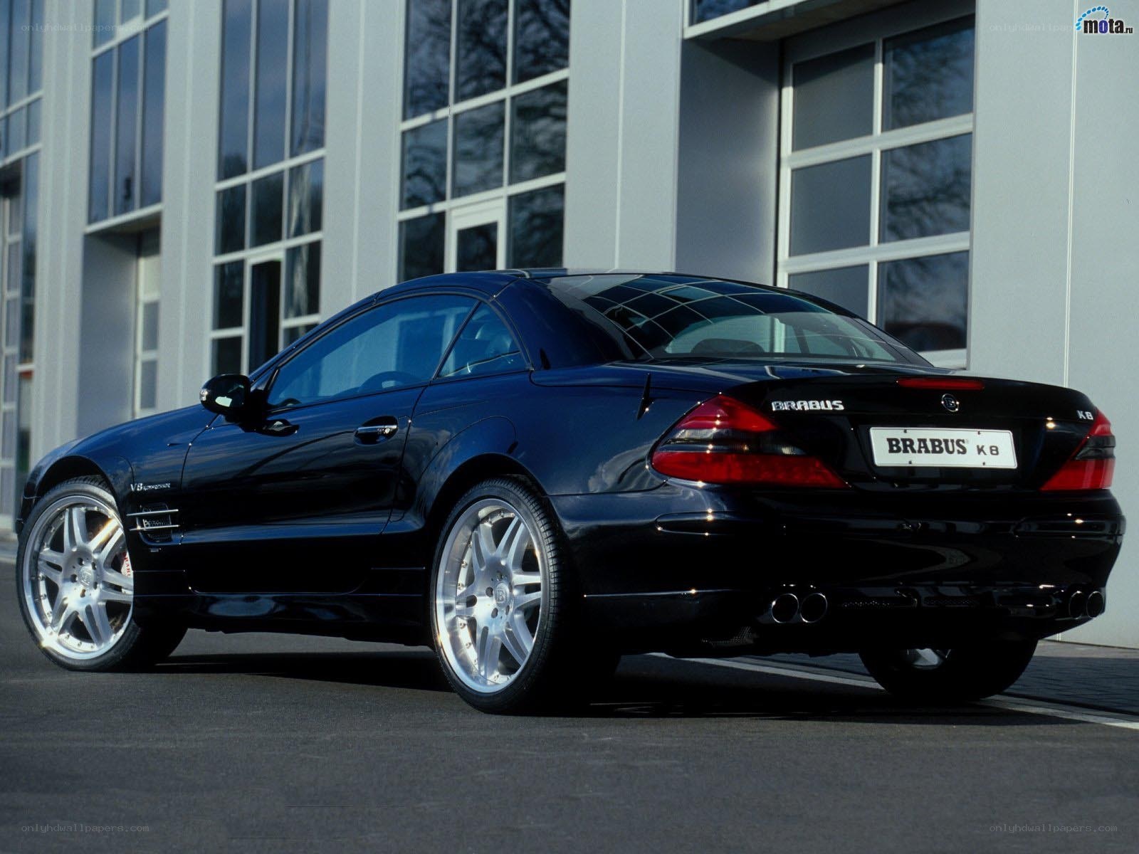 Black Brabus K8 convertible