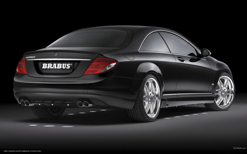 Black Brabus luxury car