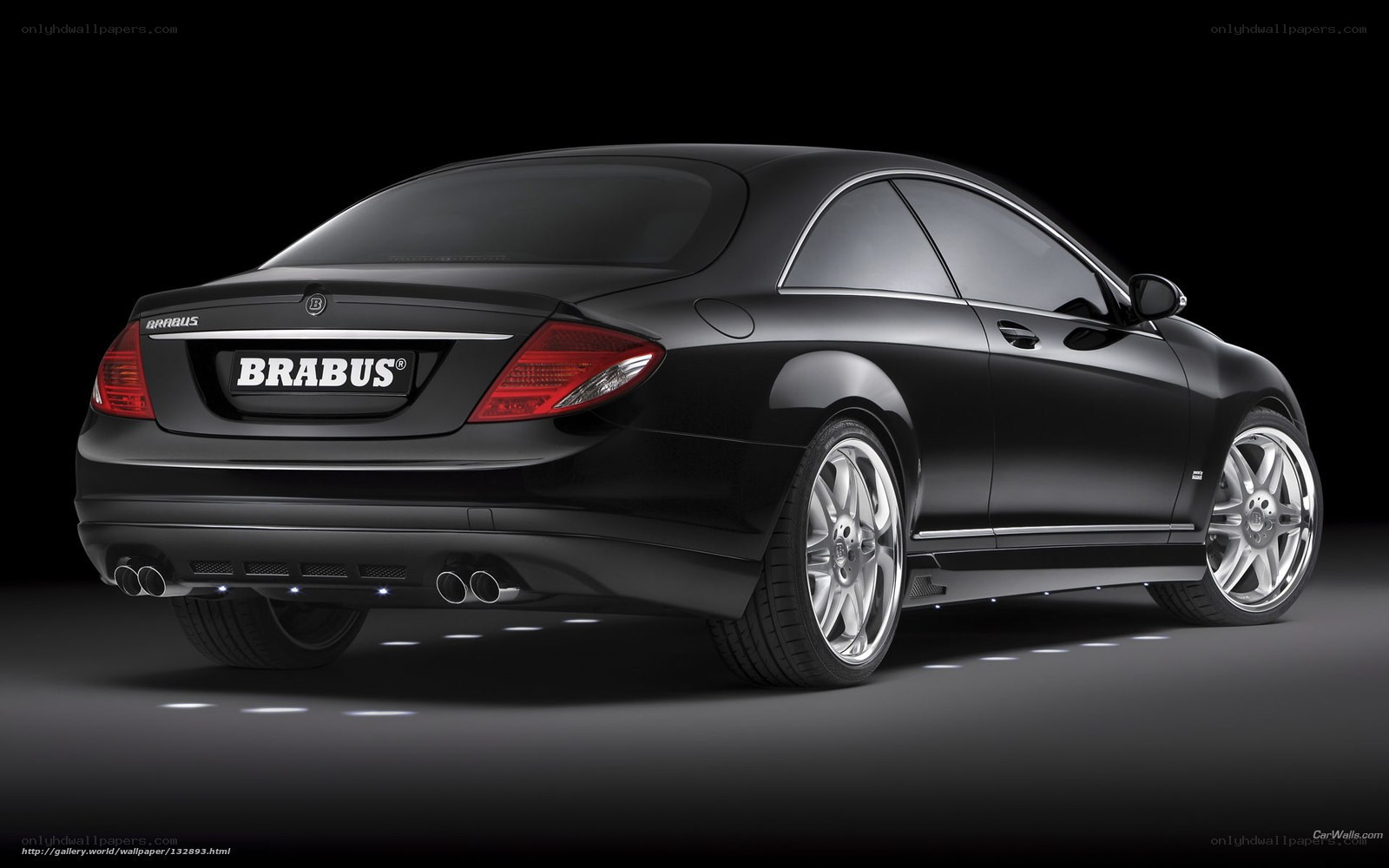 Black Brabus luxury car
