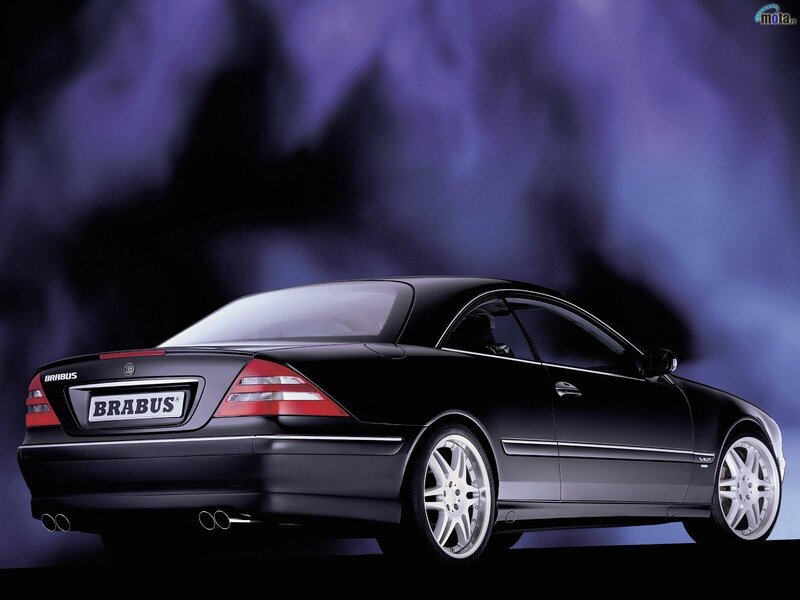 Black Brabus luxury coupe