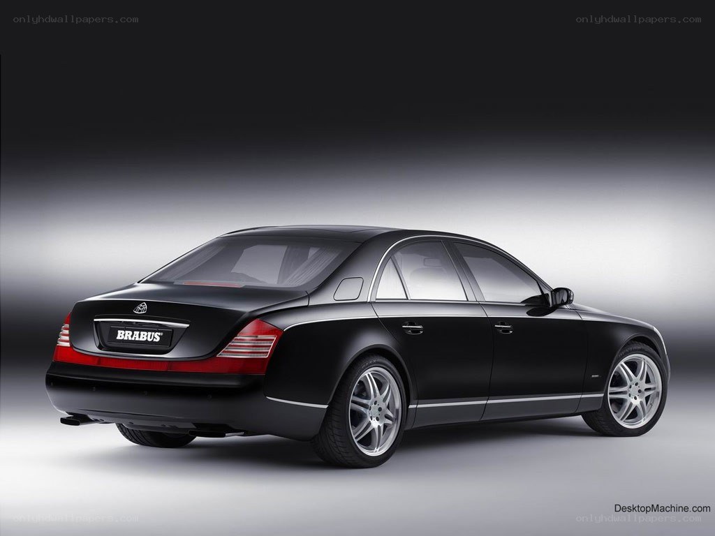 Black Brabus luxury sedan
