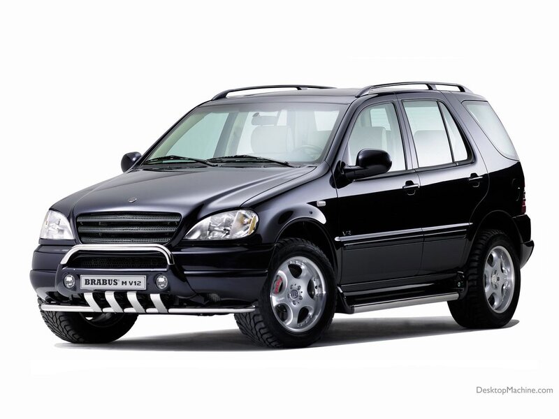 Black Brabus M V12 Suv — Neutral, Photograph
