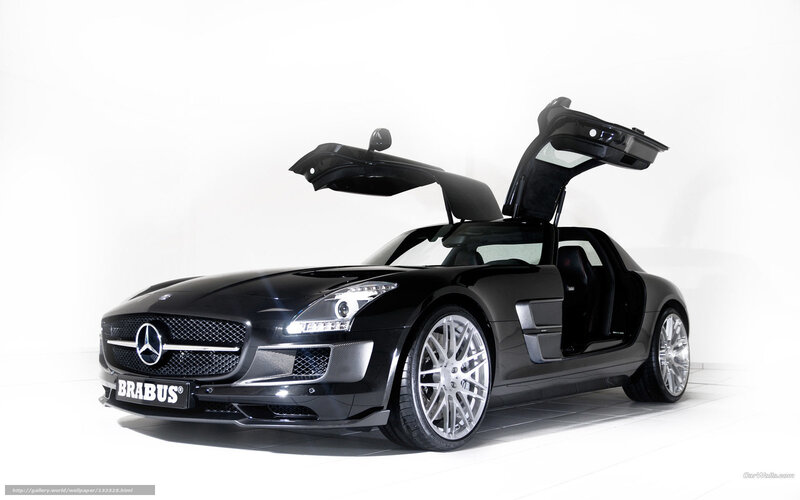 Black Brabus Mercedes-AMG SLS