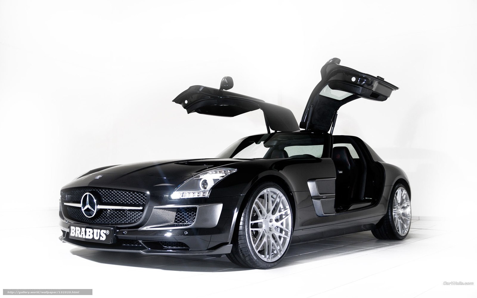 Black Brabus Mercedes-AMG SLS
