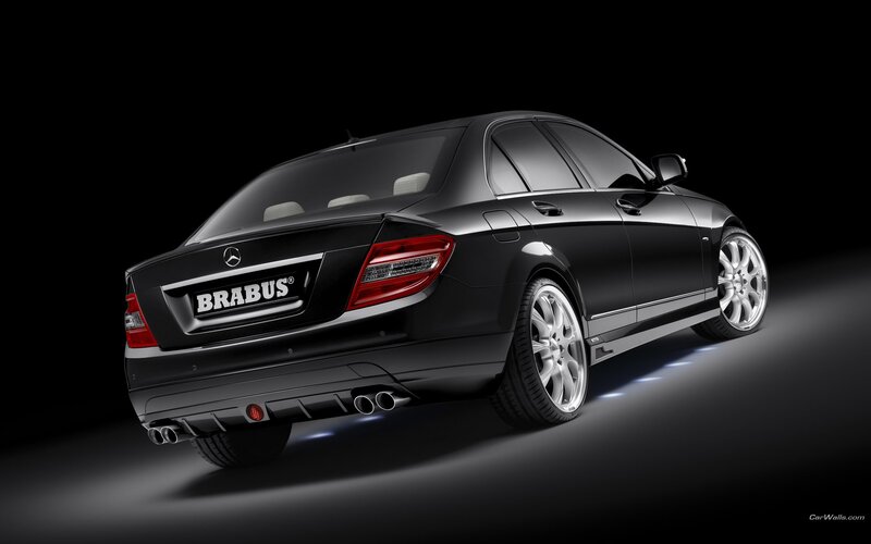 Black Brabus Mercedes-Benz C-Class