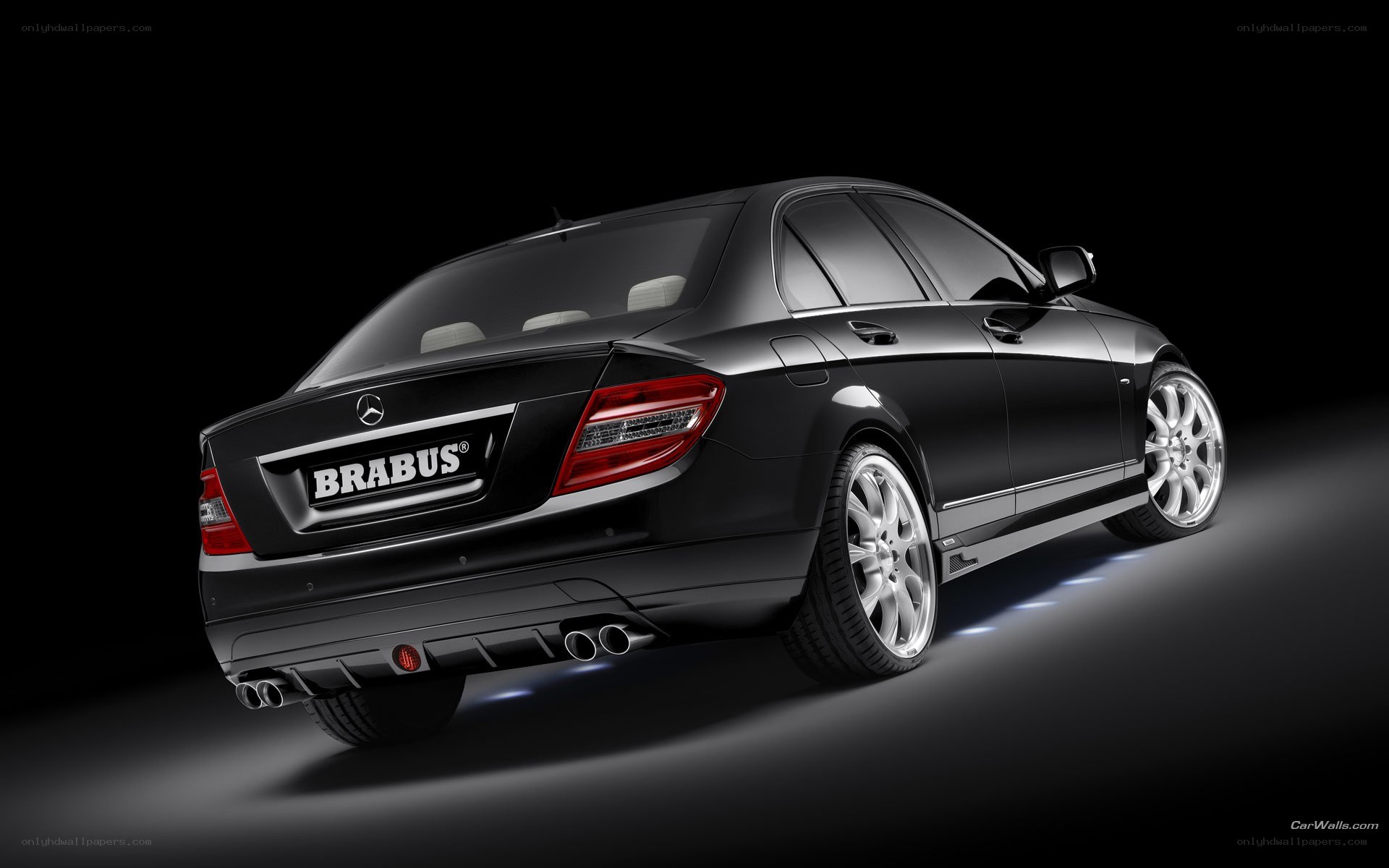 Black Brabus Mercedes-Benz C-Class