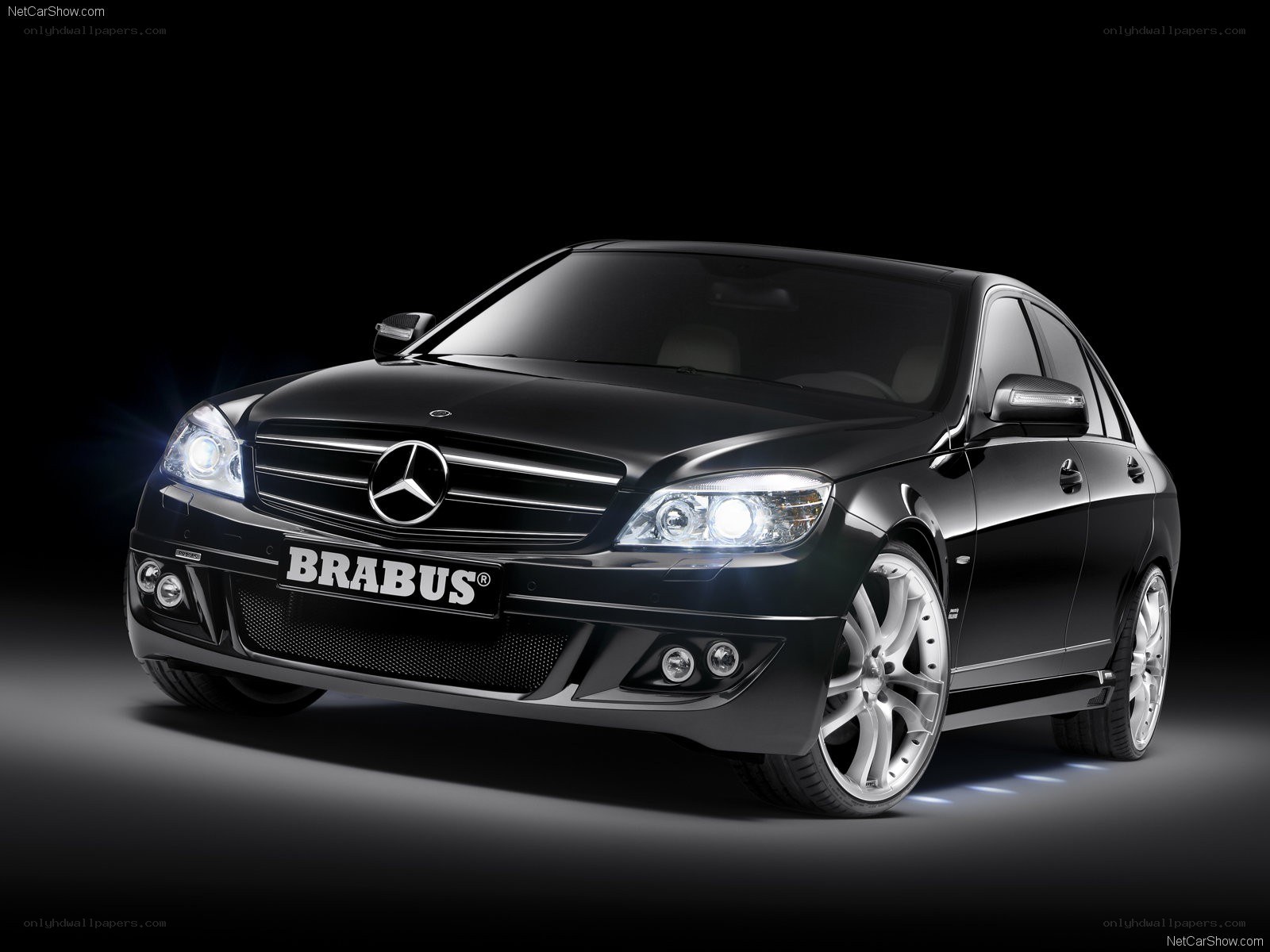 Black Brabus Mercedes-Benz C-Class