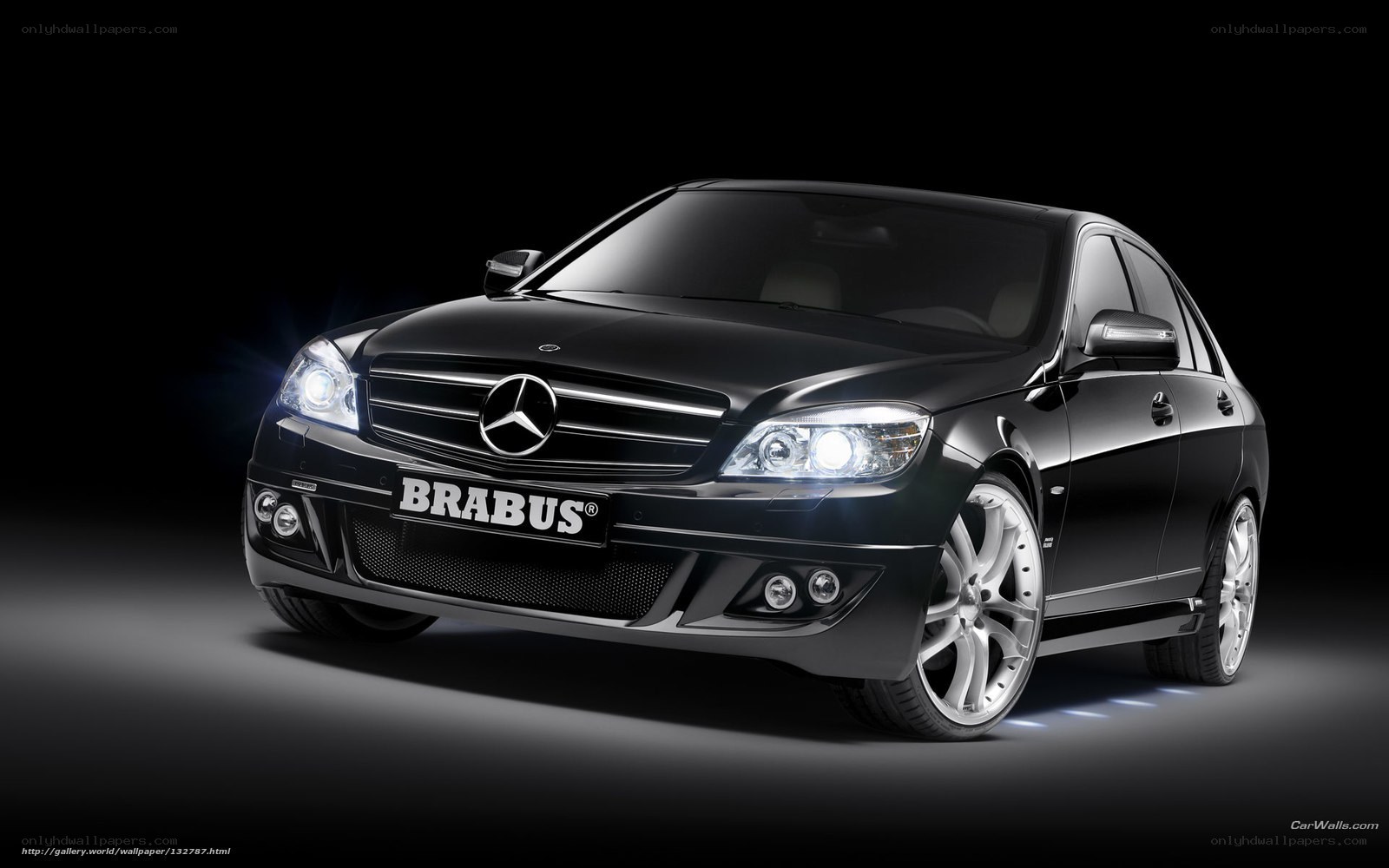 Black Brabus Mercedes-Benz C-Class