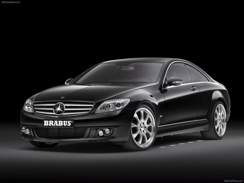 Black Brabus Mercedes-Benz CL55 AMG