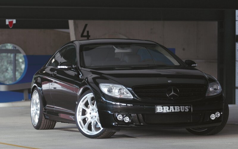 Black Brabus Mercedes-Benz CL55 AMG