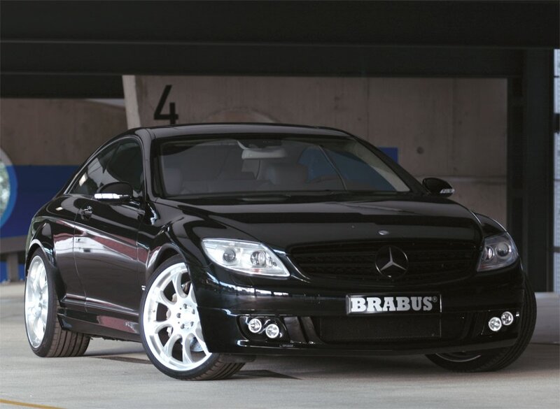 Black Brabus Mercedes-Benz CL55 AMG