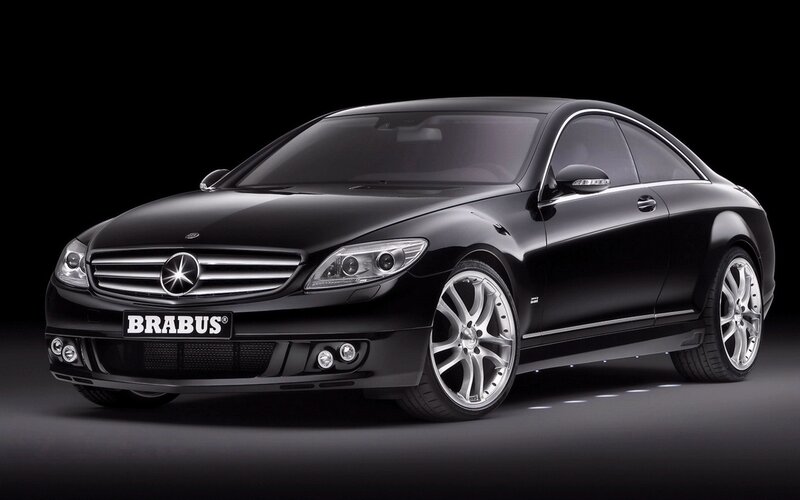 Black Brabus Mercedes-Benz CL55 AMG