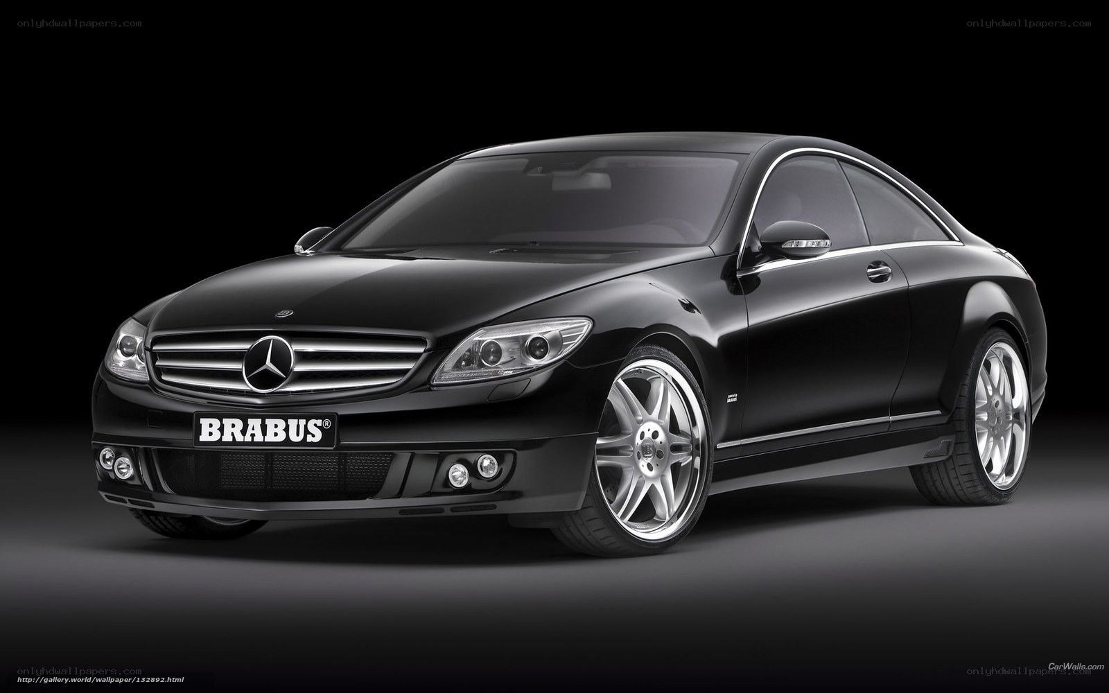 Black Brabus Mercedes-Benz CL55 AMG